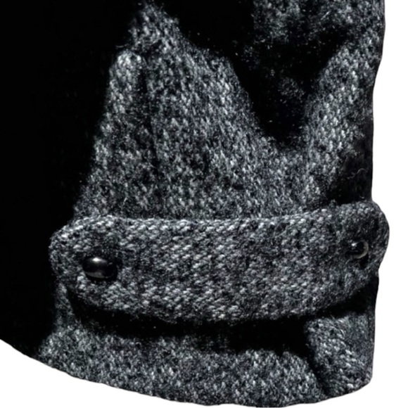 🌻VINTAGE Nan Duskin of Philadelphia Tweed Jacket with Rabbit Fur Trim Size M - Picture 8 of 11